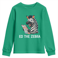 Ed the Zebra Meme Youth Sweatshirt Funny Viral Animal Escape Internet Humor Fans - Wonder Print Shop
