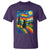 Whimsical Black Cat Pride Flag T Shirt Colorful LGBTQ Rainbow - Wonder Print Shop