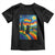 Whimsical Black Cat Pride Flag Toddler T Shirt Colorful LGBTQ Rainbow - Wonder Print Shop