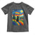 Whimsical Black Cat Pride Flag Toddler T Shirt Colorful LGBTQ Rainbow - Wonder Print Shop
