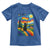 Whimsical Black Cat Pride Flag Toddler T Shirt Colorful LGBTQ Rainbow - Wonder Print Shop