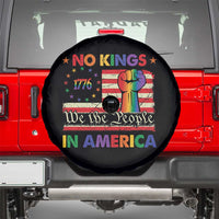 No Kings In America Rainbow Flag Spare Tire Cover - Wonder Print Shop