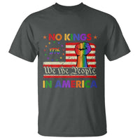 No Kings In America Rainbow Flag T Shirt - Wonder Print Shop