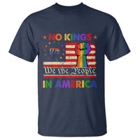 No Kings In America Rainbow Flag T Shirt - Wonder Print Shop