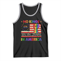 No Kings In America Rainbow Flag Tank Top - Wonder Print Shop
