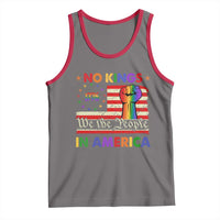 No Kings In America Rainbow Flag Tank Top - Wonder Print Shop