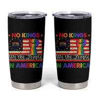 No Kings In America Rainbow Flag Tumbler Cup - Wonder Print Shop