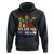 We Are All Human Rainbow Hands Hoodie LGBTQ+ Unity Equality Pride Month - Wonder Print Shop