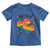 Be Kind Rainbow Heart Toddler T Shirt Spread Kindness LGBTQ Love Pride Month - Wonder Print Shop