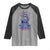 Rejecting Kings Since 1776 Raglan Shirt Vintage Patriotic Ship 4th Of July Fireworks - Wonder Print Shop