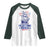 Rejecting Kings Since 1776 Raglan Shirt Vintage Patriotic Ship 4th Of July Fireworks - Wonder Print Shop