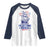 Rejecting Kings Since 1776 Raglan Shirt Vintage Patriotic Ship 4th Of July Fireworks - Wonder Print Shop