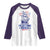 Rejecting Kings Since 1776 Raglan Shirt Vintage Patriotic Ship 4th Of July Fireworks - Wonder Print Shop