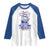 Rejecting Kings Since 1776 Raglan Shirt Vintage Patriotic Ship 4th Of July Fireworks - Wonder Print Shop