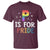 P is for Pride T Shirt Funny Rainbow Alphabet Celebrating LGBTQ+ Identity - Wonder Print Shop