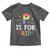 P is for Pride Toddler T Shirt Funny Rainbow Alphabet Celebrating LGBTQ+ Identity - Wonder Print Shop