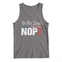 We The People Say Nope Tank Top Retro Patriotic No Kings Political Satire - Wonder Print Shop