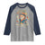 Jose Can You See Raglan Shirt Funny Chelas y Cuetes 4th of July Latino Skeleton Fiesta - Wonder Print Shop