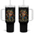 Jose Can You See Tumbler With Handle Funny Chelas y Cuetes 4th of July Latino Skeleton Fiesta - Wonder Print Shop