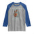 Anti Cancer Skeleton Middle Finger Raglan Shirt Floral Fck Cancer - Wonder Print Shop