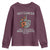 Anti Cancer Skeleton Middle Finger Youth Sweatshirt Floral Fck Cancer - Wonder Print Shop