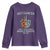 Anti Cancer Skeleton Middle Finger Youth Sweatshirt Floral Fck Cancer - Wonder Print Shop