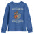 Anti Cancer Skeleton Middle Finger Youth Sweatshirt Floral Fck Cancer - Wonder Print Shop