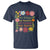No Kings No Fascists No Tyrants No Nazis T Shirt Subtle Resist Retro Boho Floral - Wonder Print Shop