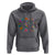 No Kings No Fascists No Tyrants No Nazis Hoodie Resist Retro Boho Floral Peace Sign - Wonder Print Shop