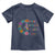 No Kings No Fascists No Tyrants No Nazis Toddler T Shirt Resist Retro Boho Floral Peace Sign - Wonder Print Shop