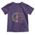 No Kings No Fascists No Tyrants No Nazis Toddler T Shirt Resist Retro Boho Floral Peace Sign - Wonder Print Shop