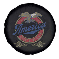 America Since 1776 Spare Tire Cover 4th of July Retro Vintage Patriotic Eagle Pride - Wonder Print Shop