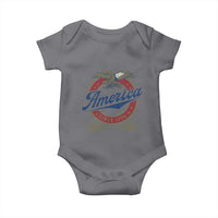 America Since 1776 Baby Onesie 4th of July Retro Vintage Patriotic Eagle Pride - Wonder Print Shop