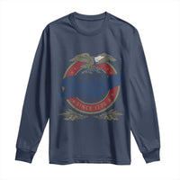 America Since 1776 Long Sleeve Shirt 4th of July Retro Vintage Patriotic Eagle Pride - Wonder Print Shop