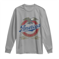 America Since 1776 Long Sleeve Shirt 4th of July Retro Vintage Patriotic Eagle Pride - Wonder Print Shop