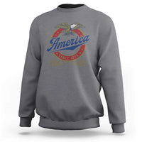 America Since 1776 Sweatshirt 4th of July Retro Vintage Patriotic Eagle Pride - Wonder Print Shop