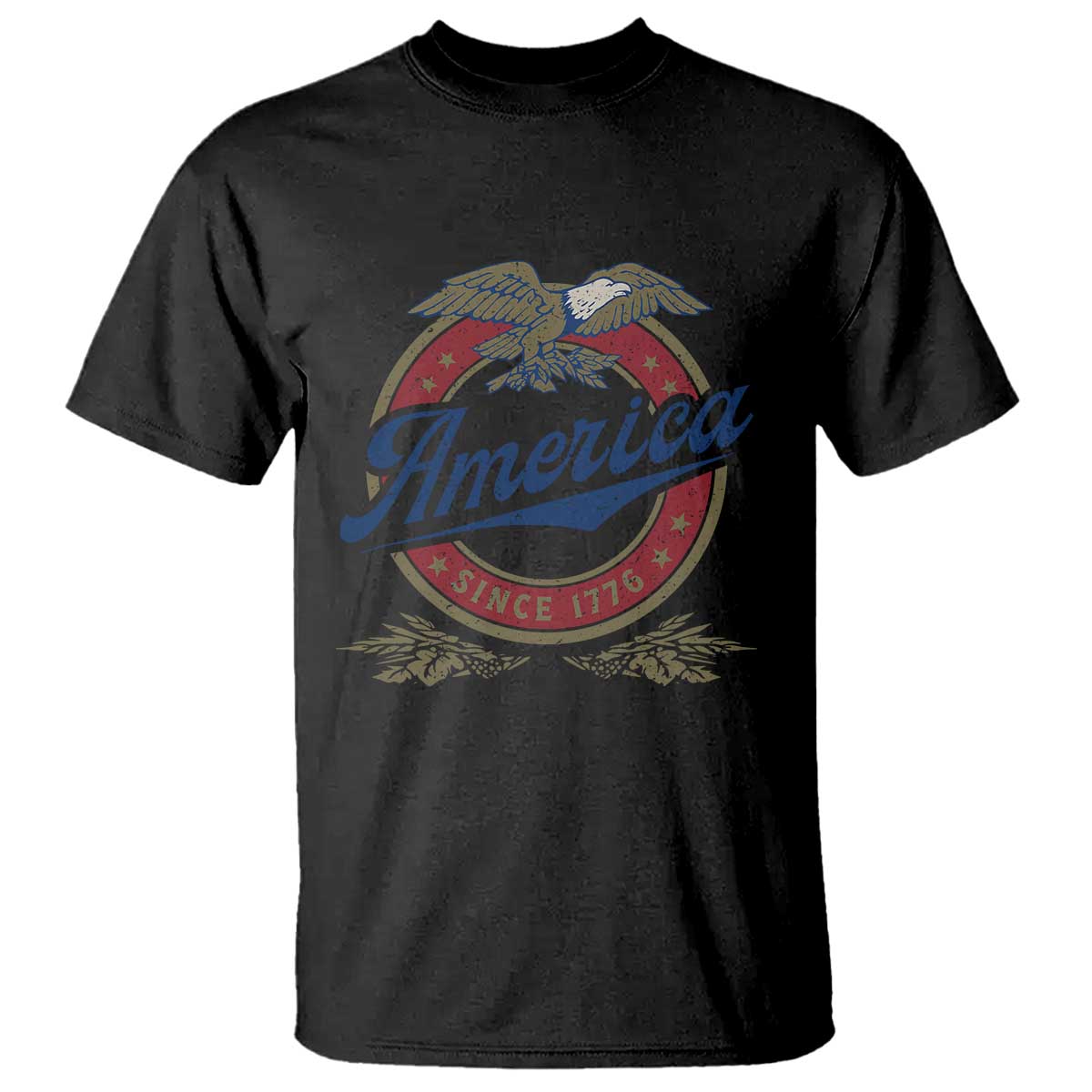 America Since 1776 T Shirt 4th of July Retro Vintage Patriotic Eagle Pride - Wonder Print Shop