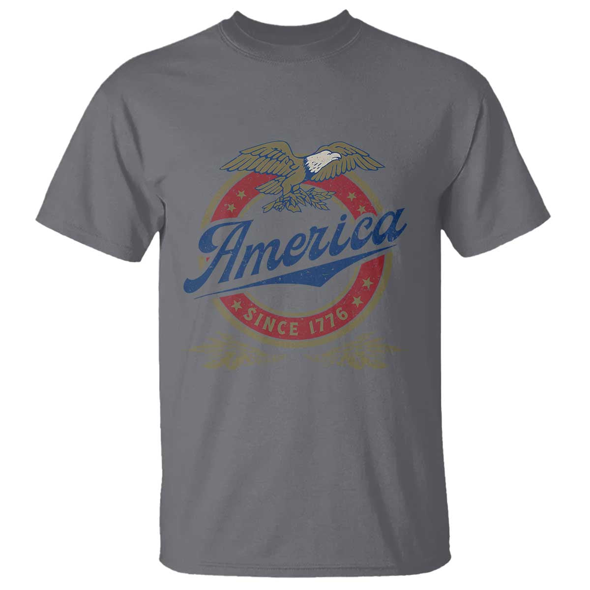America Since 1776 T Shirt 4th of July Retro Vintage Patriotic Eagle Pride - Wonder Print Shop