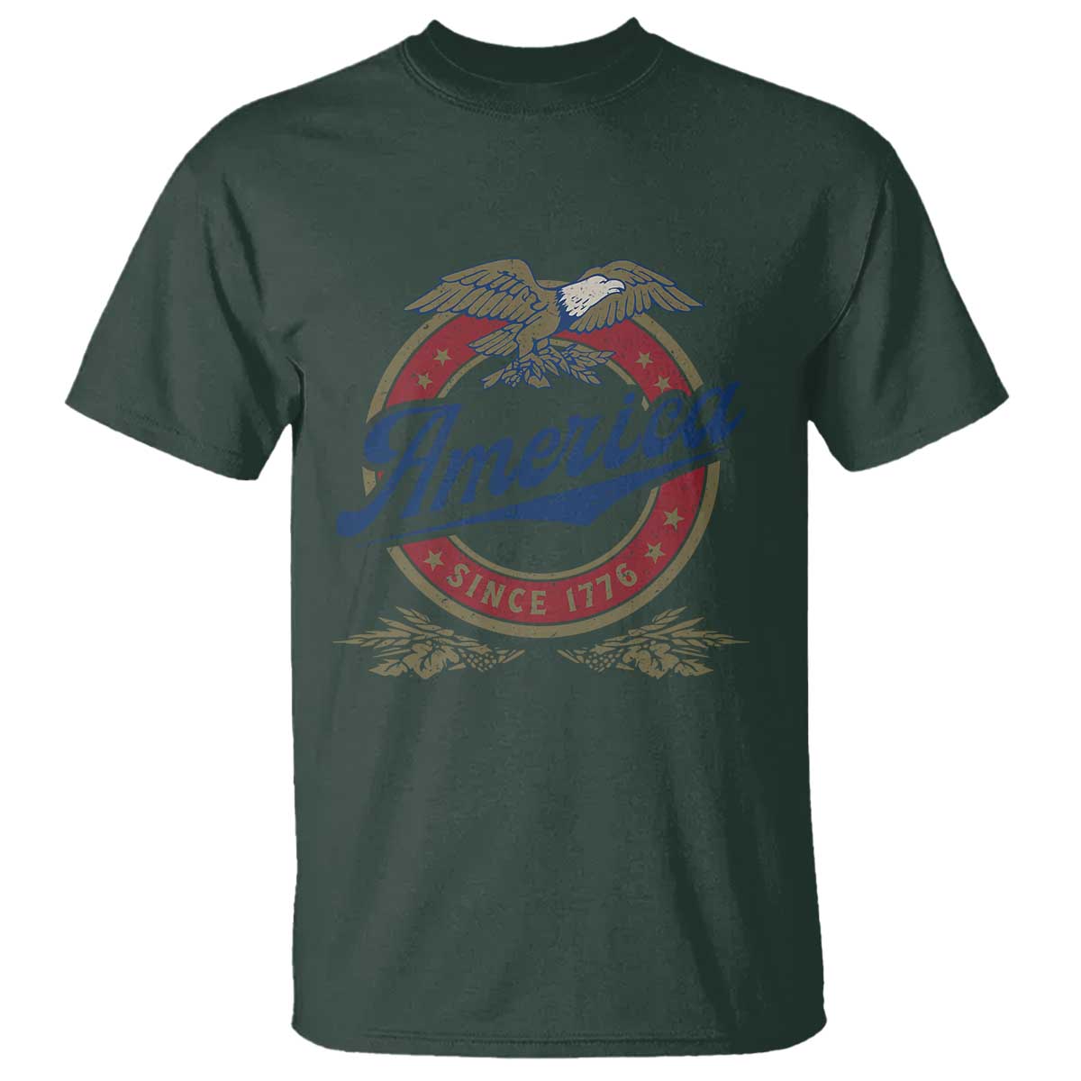 America Since 1776 T Shirt 4th of July Retro Vintage Patriotic Eagle Pride - Wonder Print Shop