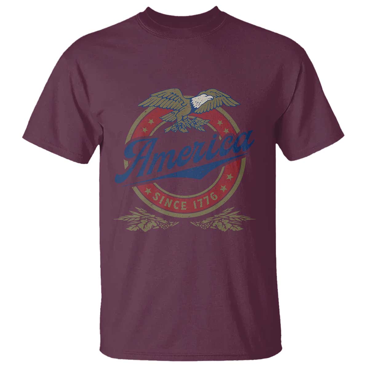 America Since 1776 T Shirt 4th of July Retro Vintage Patriotic Eagle Pride - Wonder Print Shop