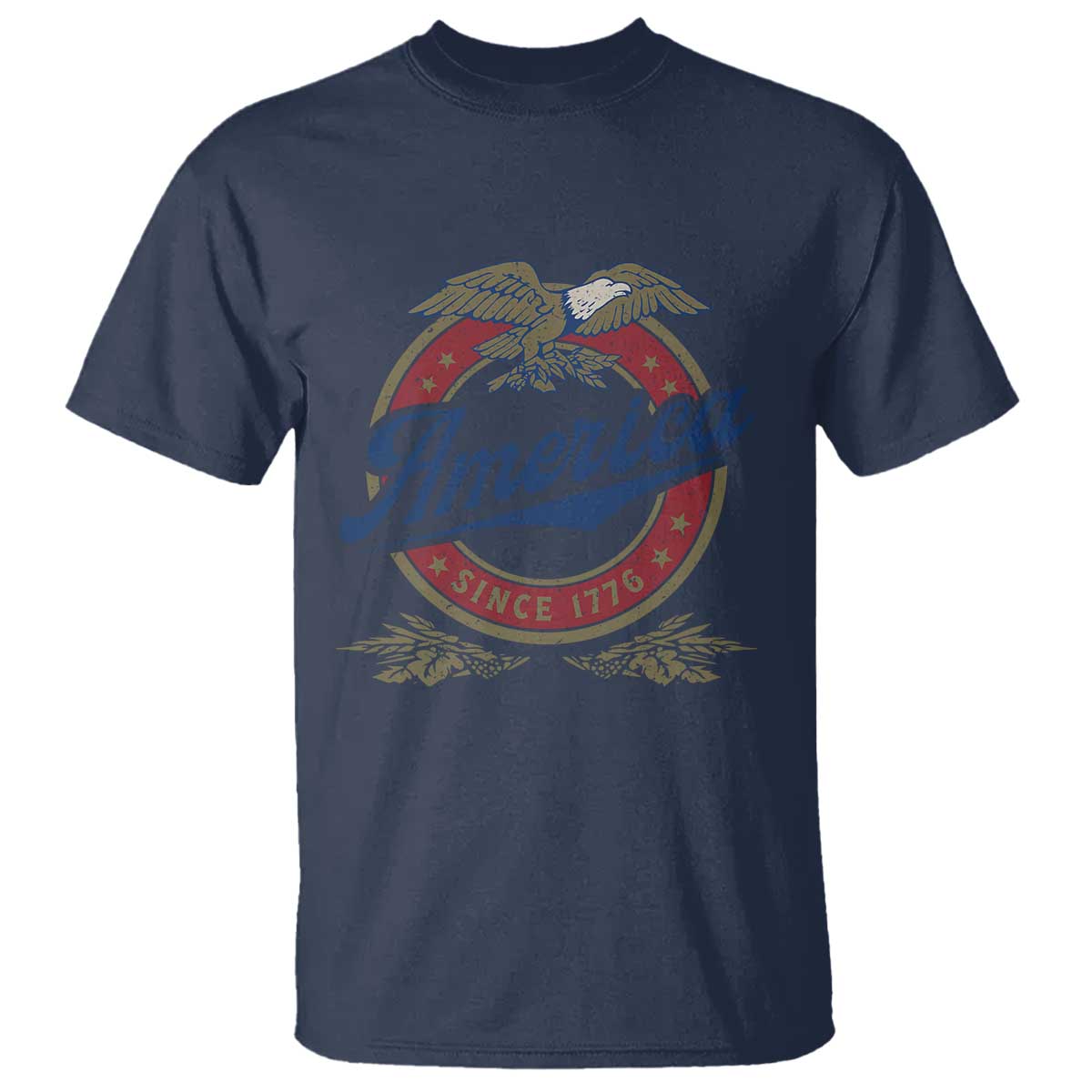 America Since 1776 T Shirt 4th of July Retro Vintage Patriotic Eagle Pride - Wonder Print Shop