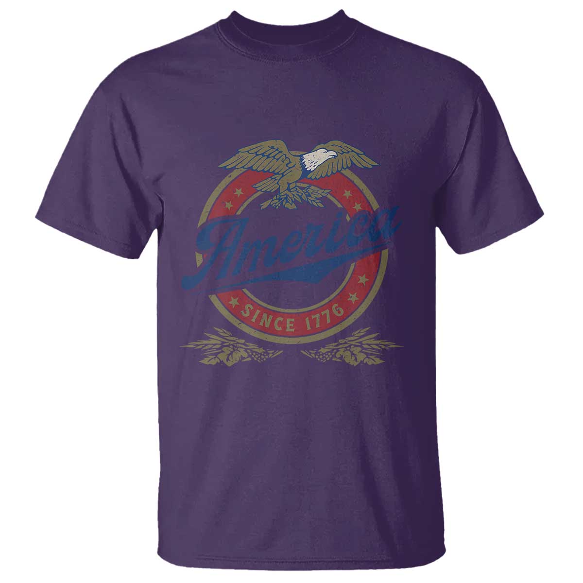 America Since 1776 T Shirt 4th of July Retro Vintage Patriotic Eagle Pride - Wonder Print Shop