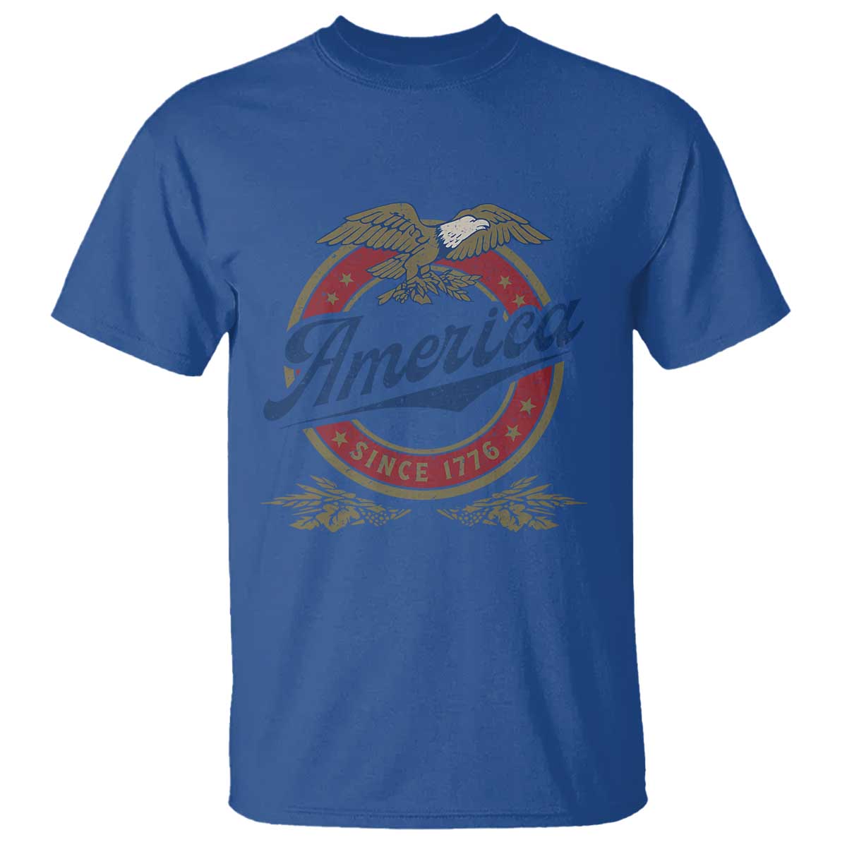America Since 1776 T Shirt 4th of July Retro Vintage Patriotic Eagle Pride - Wonder Print Shop