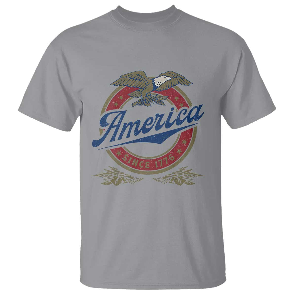 America Since 1776 T Shirt 4th of July Retro Vintage Patriotic Eagle Pride - Wonder Print Shop
