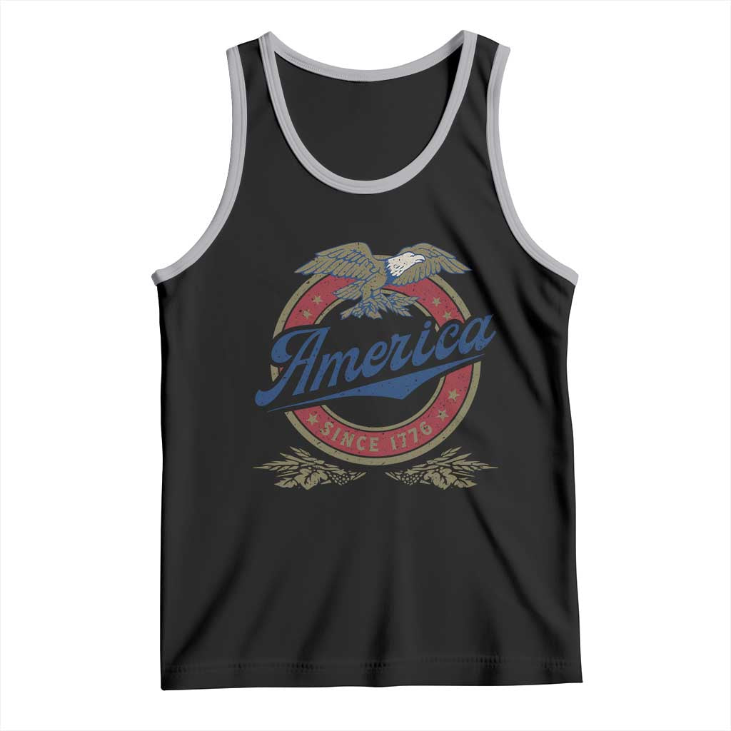 America Since 1776 Tank Top 4th of July Retro Vintage Patriotic Eagle Pride - Wonder Print Shop