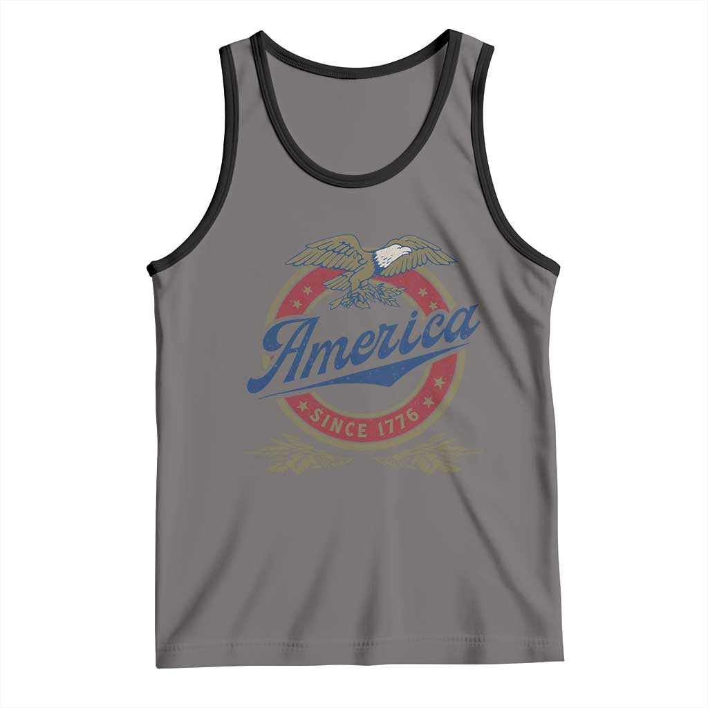 America Since 1776 Tank Top 4th of July Retro Vintage Patriotic Eagle Pride - Wonder Print Shop