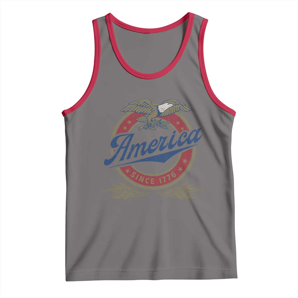 America Since 1776 Tank Top 4th of July Retro Vintage Patriotic Eagle Pride - Wonder Print Shop