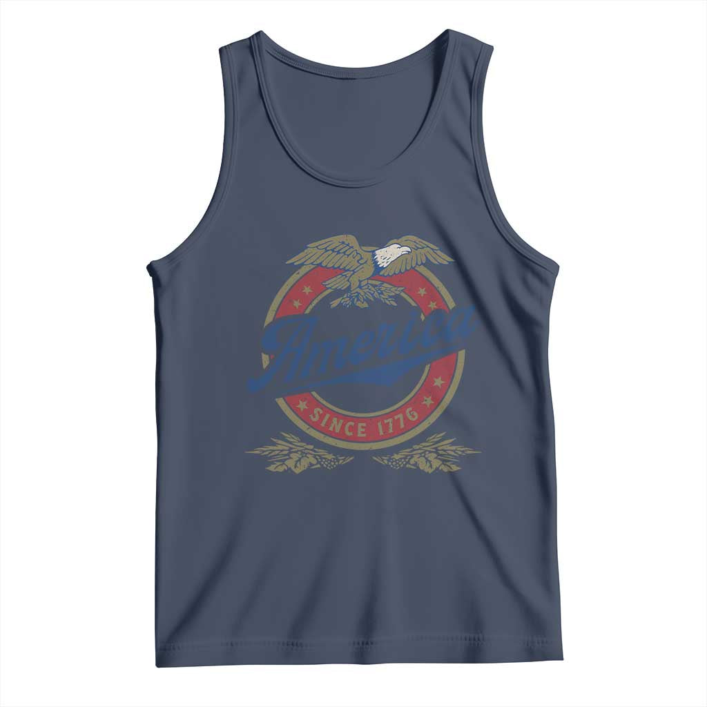America Since 1776 Tank Top 4th of July Retro Vintage Patriotic Eagle Pride - Wonder Print Shop