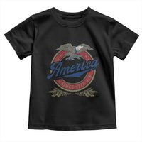 America Since 1776 Toddler T Shirt 4th of July Retro Vintage Patriotic Eagle Pride - Wonder Print Shop