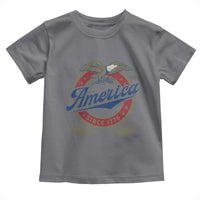 America Since 1776 Toddler T Shirt 4th of July Retro Vintage Patriotic Eagle Pride - Wonder Print Shop